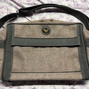 Diane Von Furstenberg Tan and Black Travel Bag